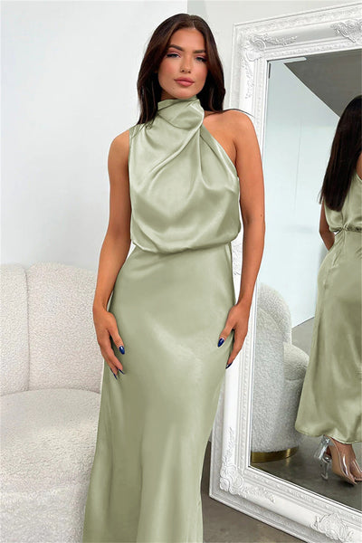 Tiffany | Elegant Satin Dress