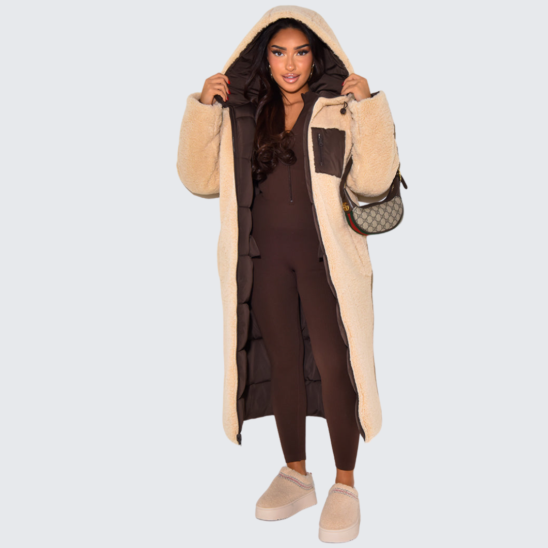 Riflesso Long Jacket with Reversible Function