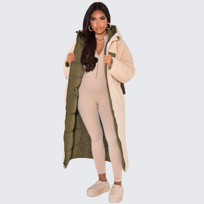 Riflesso Long Jacket with Reversible Function
