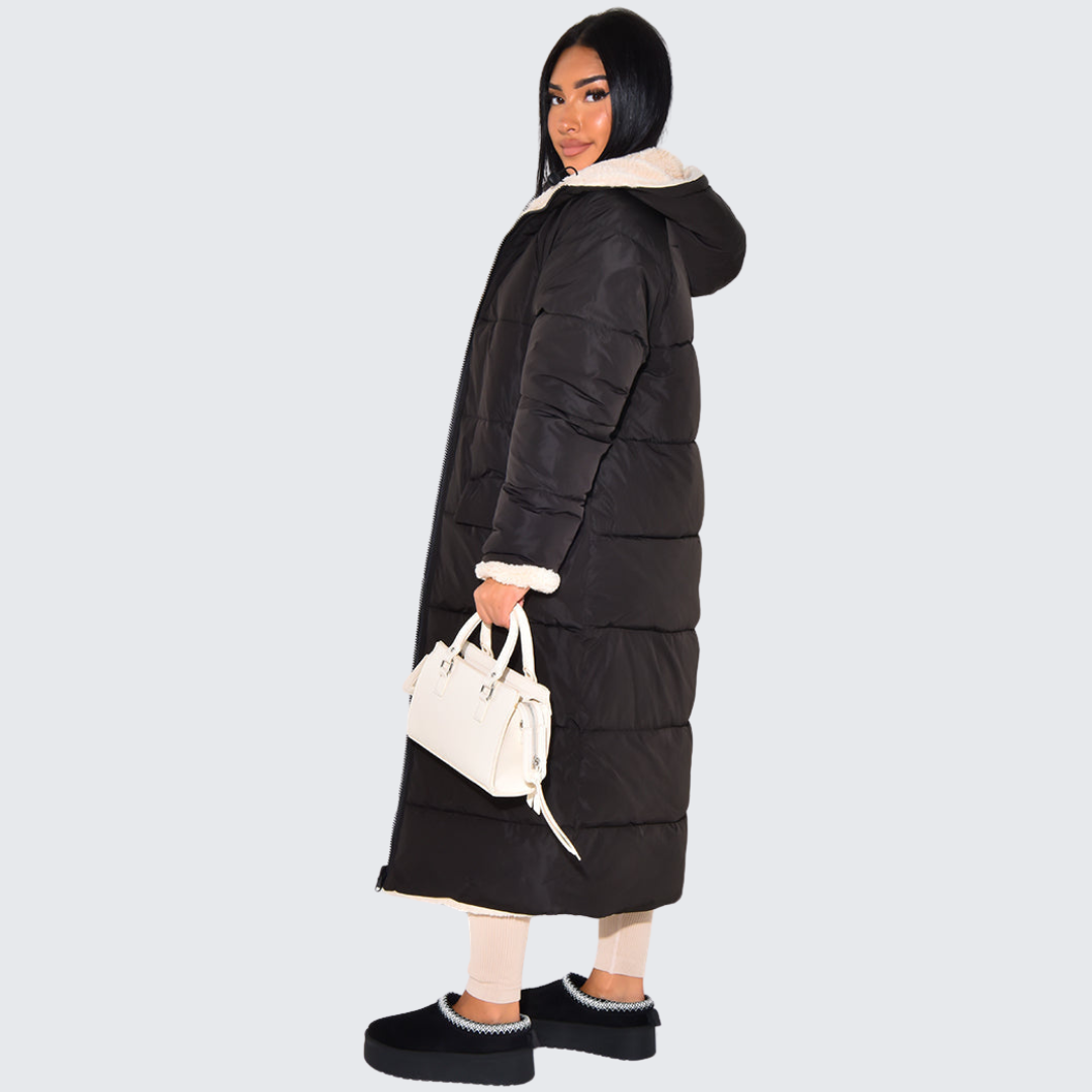 Riflesso Long Jacket with Reversible Function
