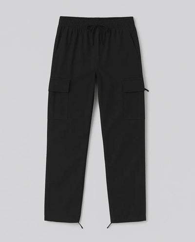 Cotton Cargo Pants with Functional Pockets