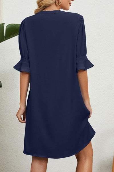 Isla Elegant V-Neck Dress