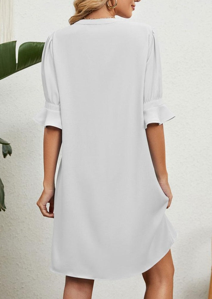 Isla Elegant V-Neck Dress
