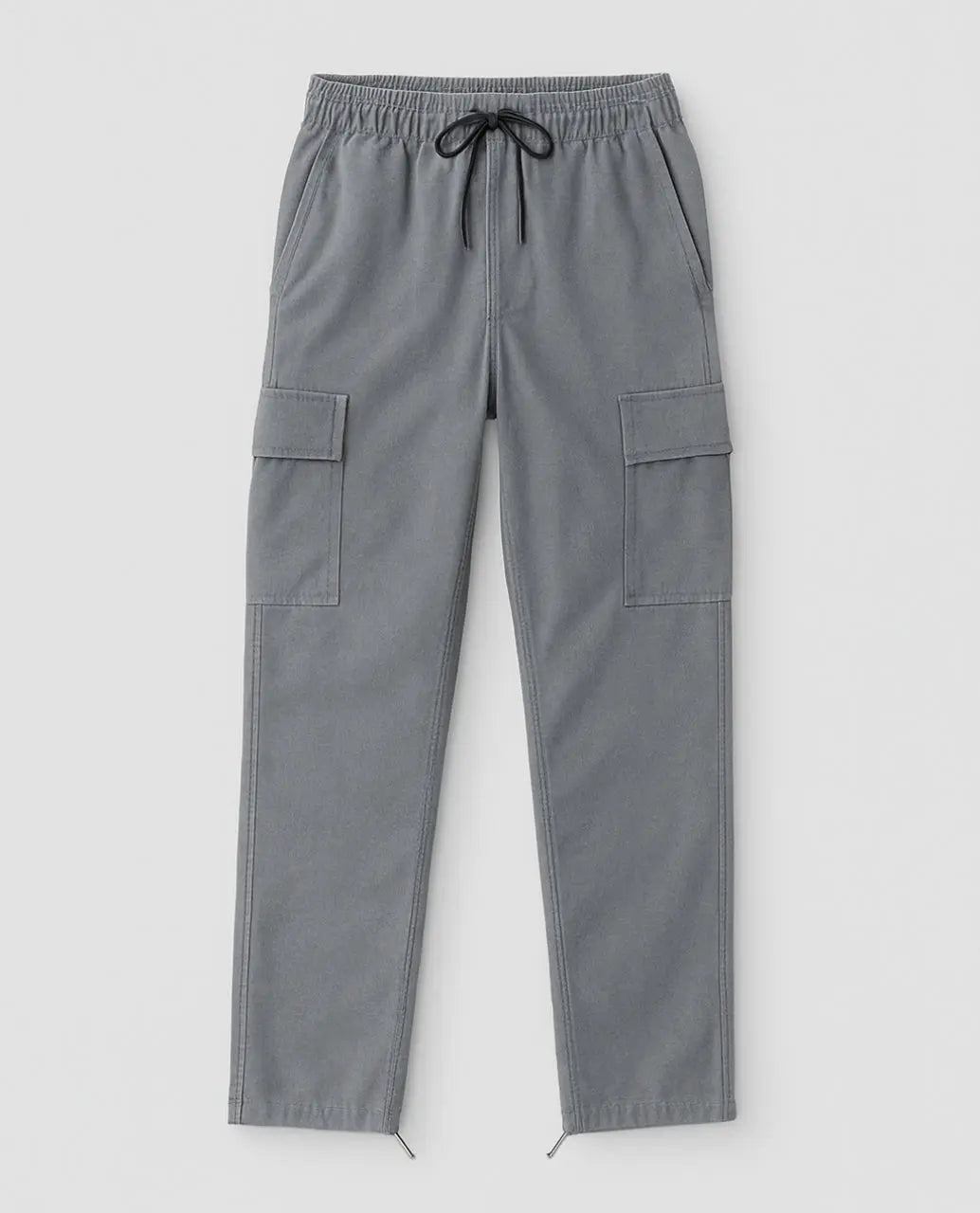 Cotton Cargo Pants with Functional Pockets