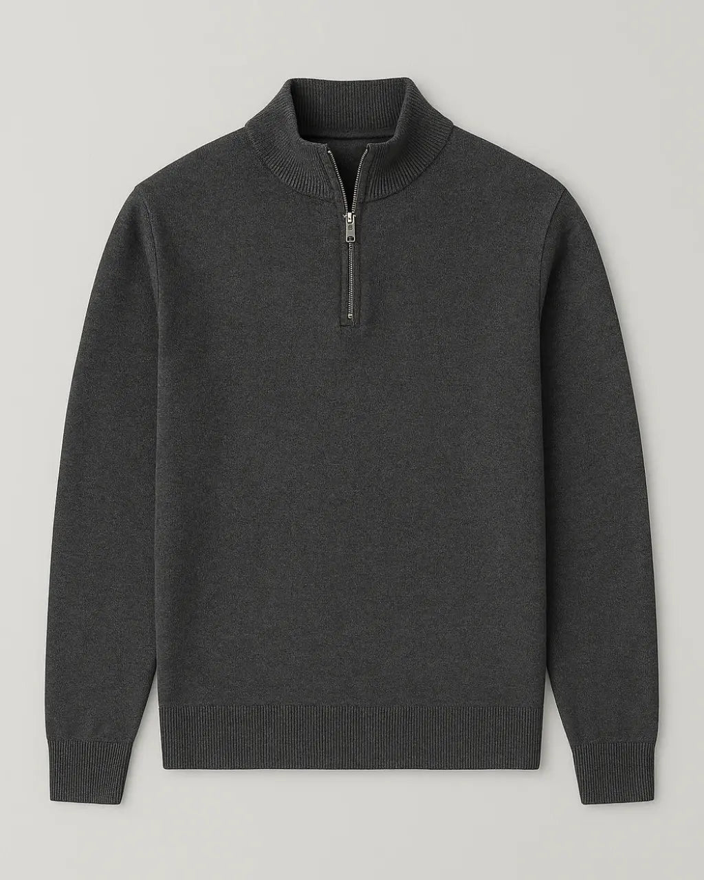 Fine-Knit Half-Zip Sweater – New Classic Edition