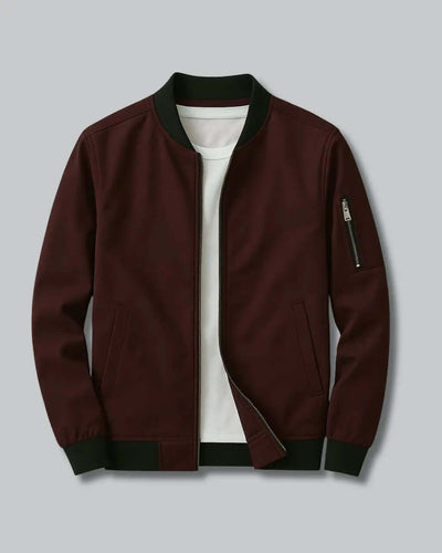 Polyester Short Jacket with Water-Repellent Finish