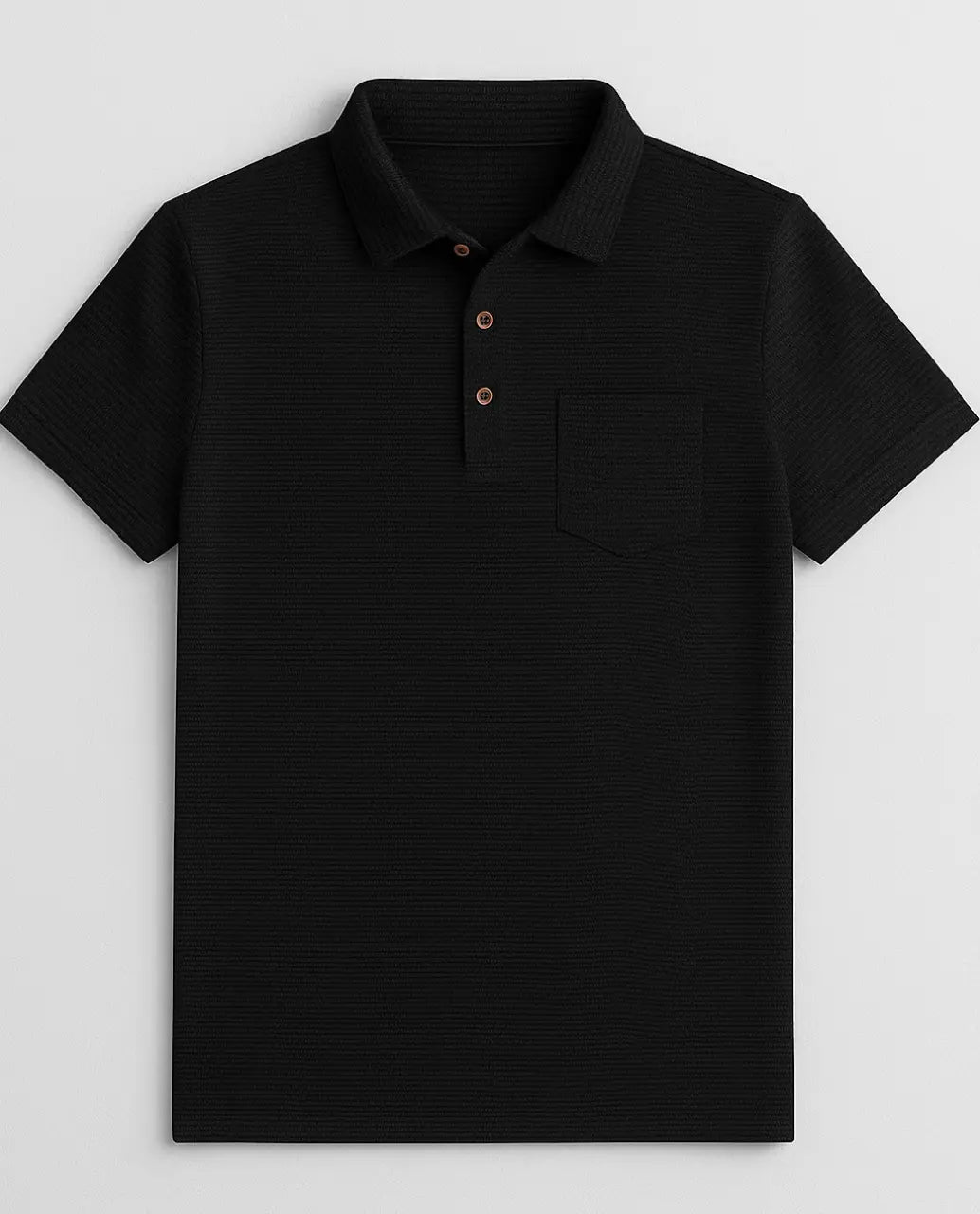 Polyester Polo Shirt with Short Sleeves