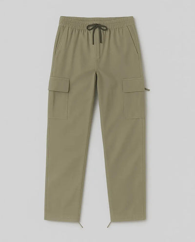 Cotton Cargo Pants with Functional Pockets