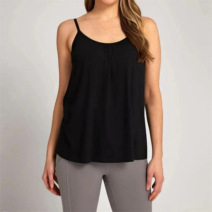 Flowy Sleeveless Tank Top with Relaxed Lightweight Fit