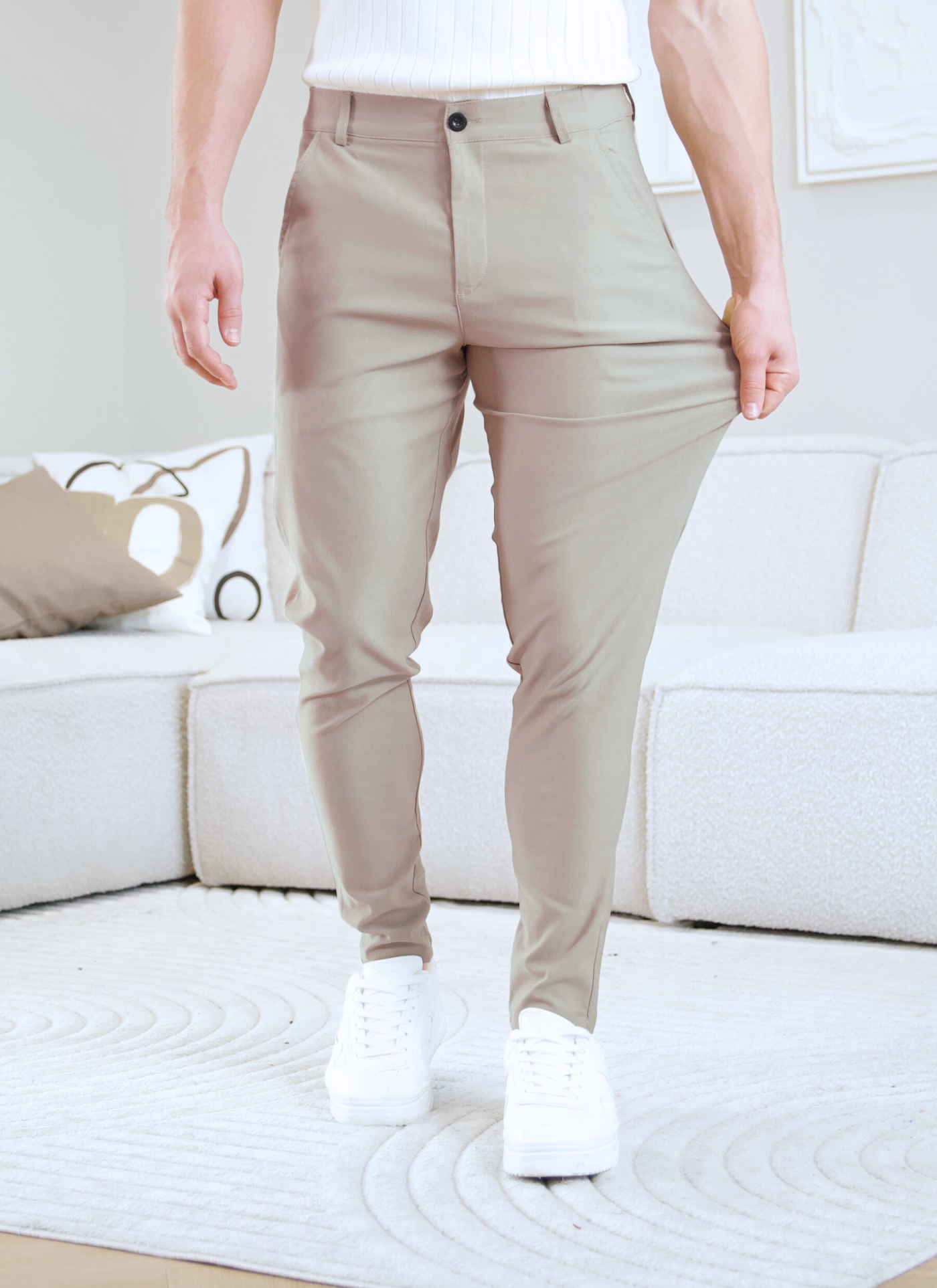 Lightweight stretch chinos