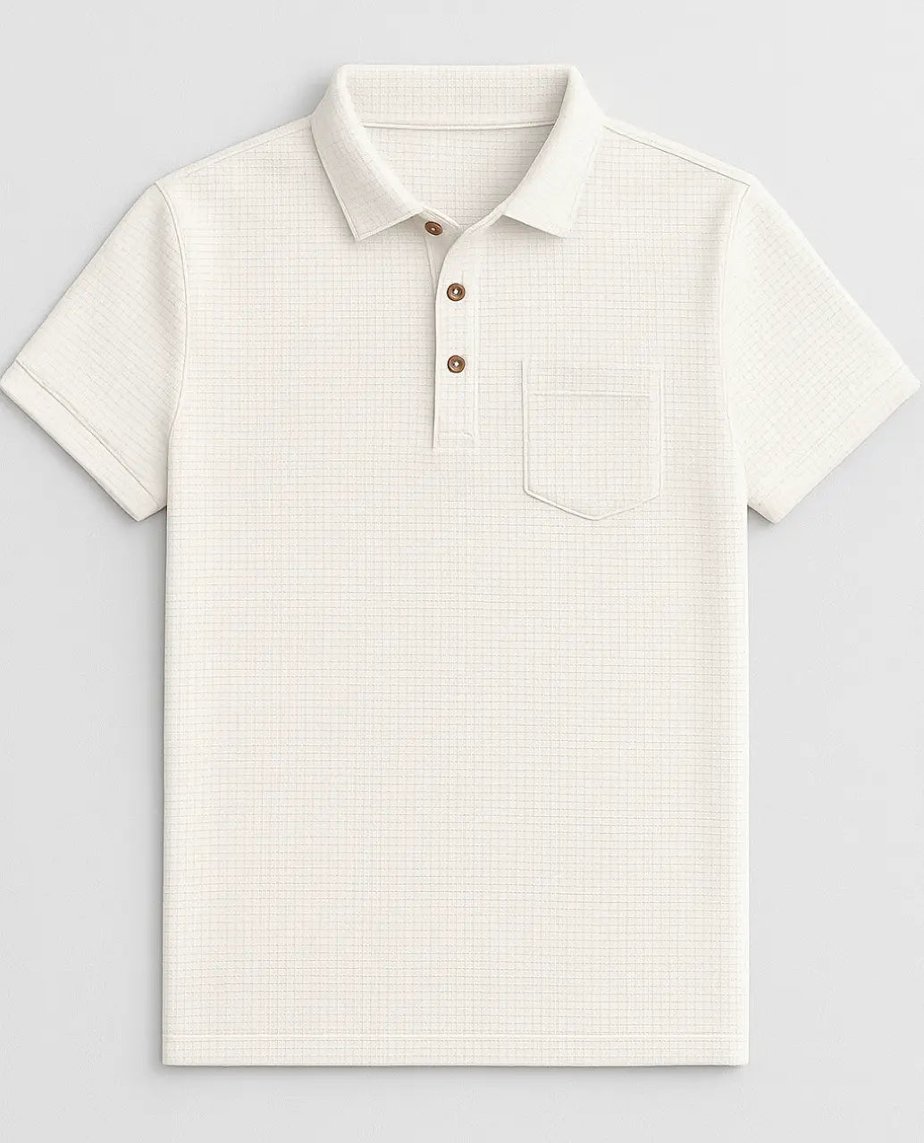 Polyester Polo Shirt with Short Sleeves