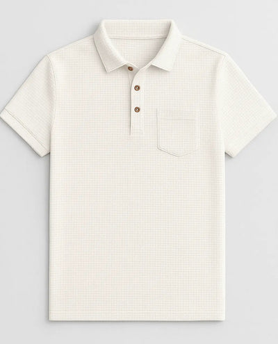 Polyester Polo Shirt with Short Sleeves