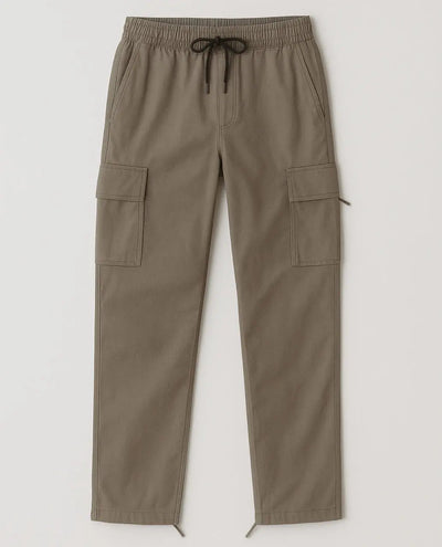Cotton Cargo Pants with Functional Pockets