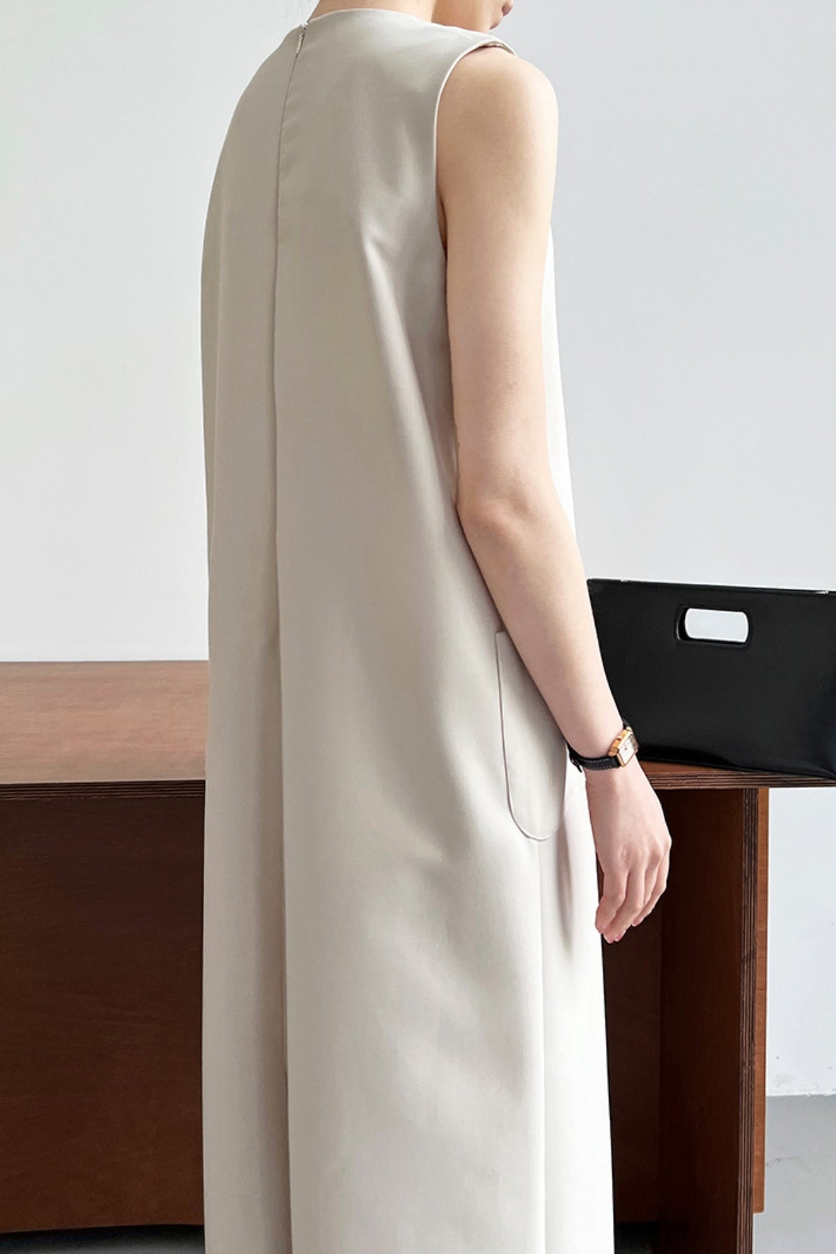 MV Sleeveless Suit Vest Dress