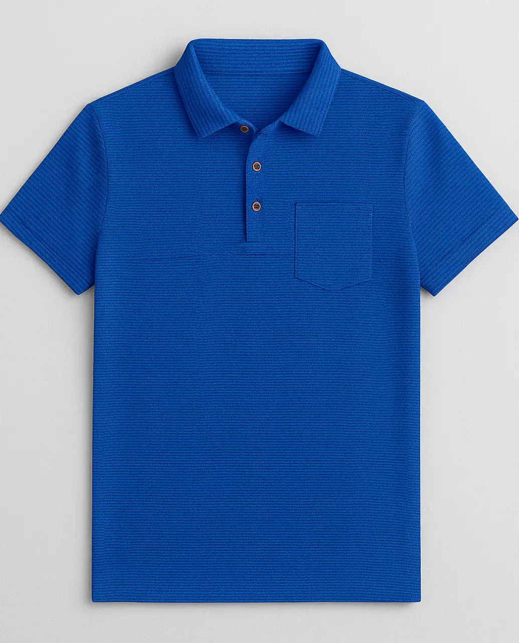 Polyester Polo Shirt with Short Sleeves