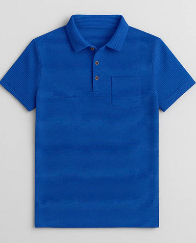 Polyester Polo Shirt with Short Sleeves