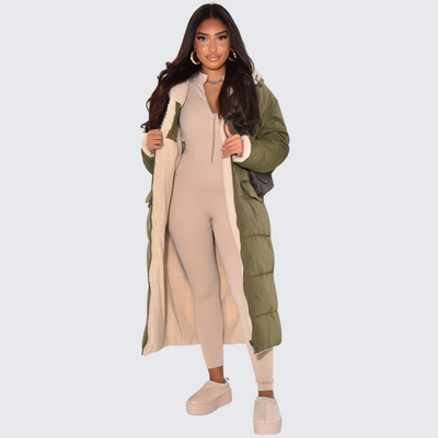 Riflesso Long Jacket with Reversible Function