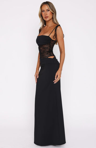 Lily Long Dress - Lemon