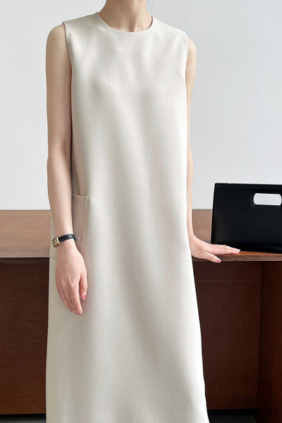 MV Sleeveless Suit Vest Dress
