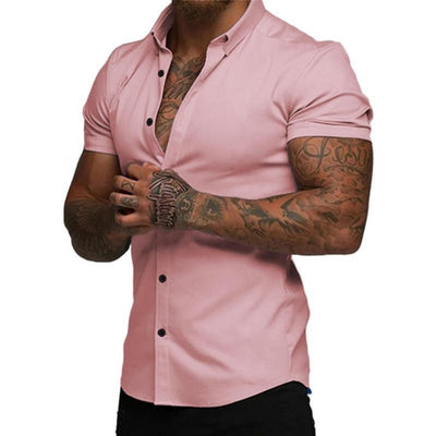 Stretch Slim-Fit Shirt –