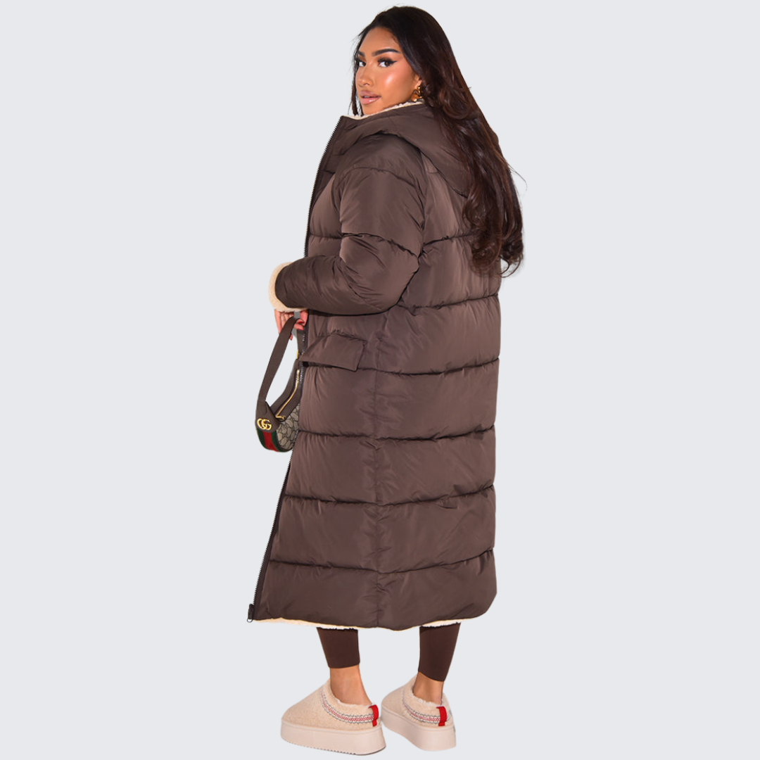 Riflesso Long Jacket with Reversible Function