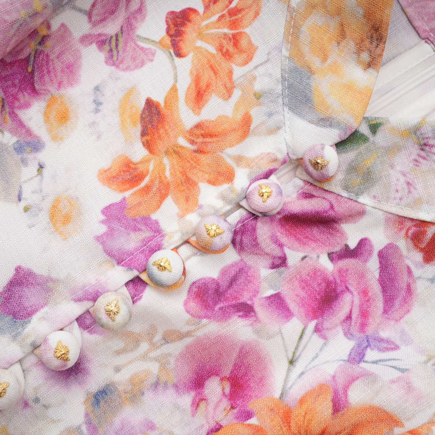 Bianca floral-print mini dress