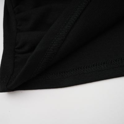 Anaïs Black Open-Front Gathered Top