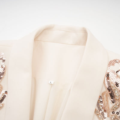 Éléna Embellished Sequined Blazer Dress