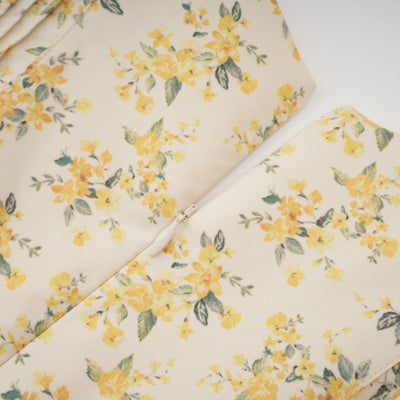 Liane floral-print pleated mini dress