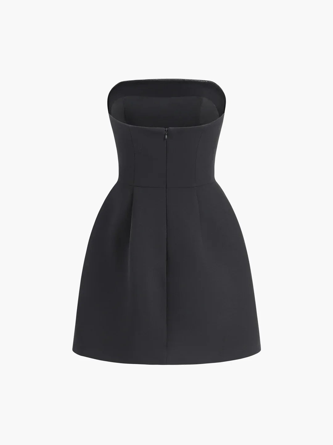 Always Elegant Solid Color Tube Mini Dress