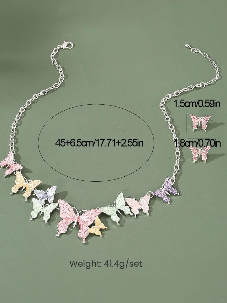SOHI Women Multicolour Pastel Flora Jewellery Set