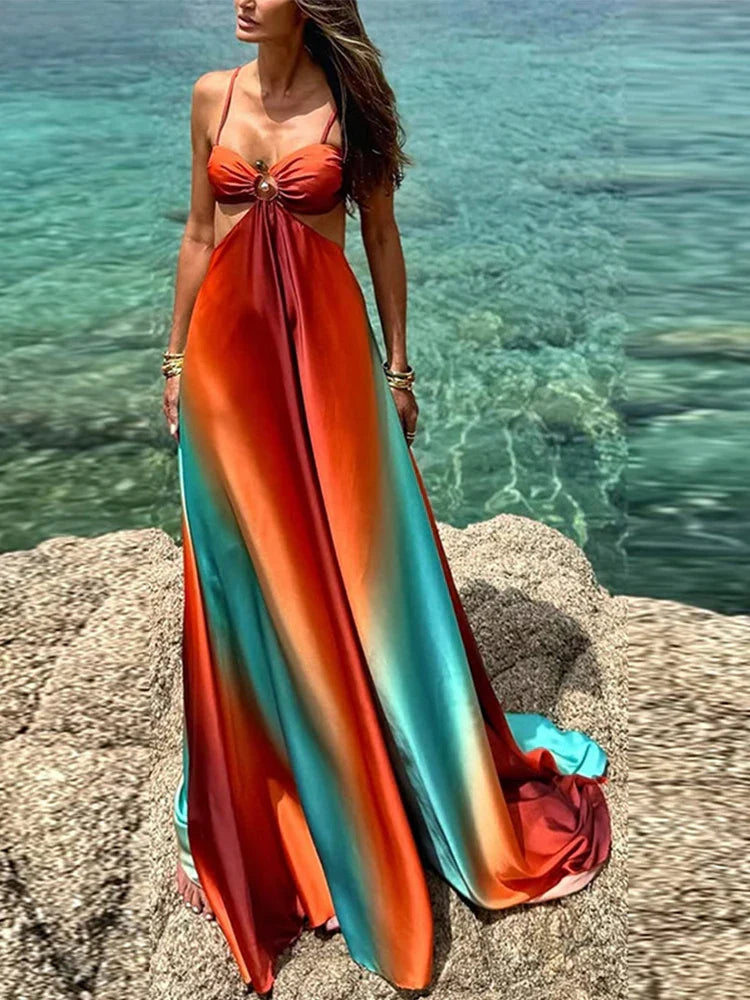 SOLARIA Maxi Dress