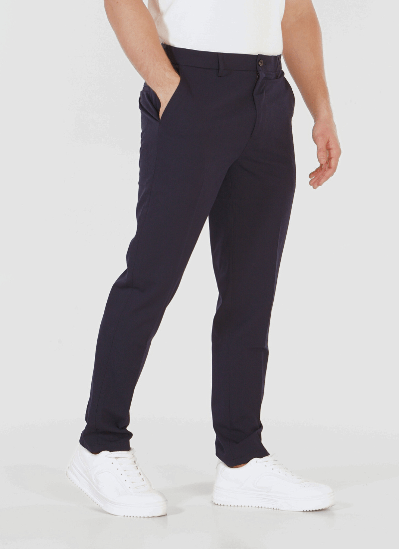Lightweight tapered trousers