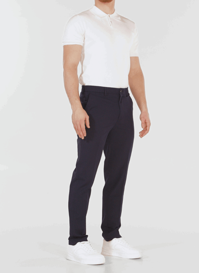 Lightweight tapered trousers