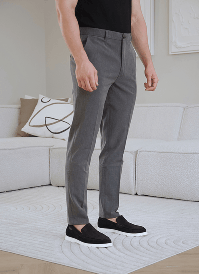 Lightweight tapered trousers