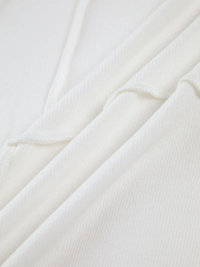 Bronte | Elegant Ribbed Top with Seam Accents