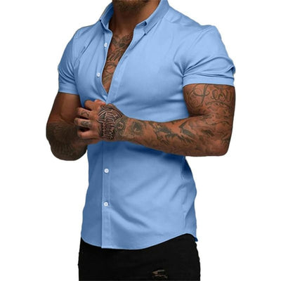 Stretch Slim-Fit Shirt –