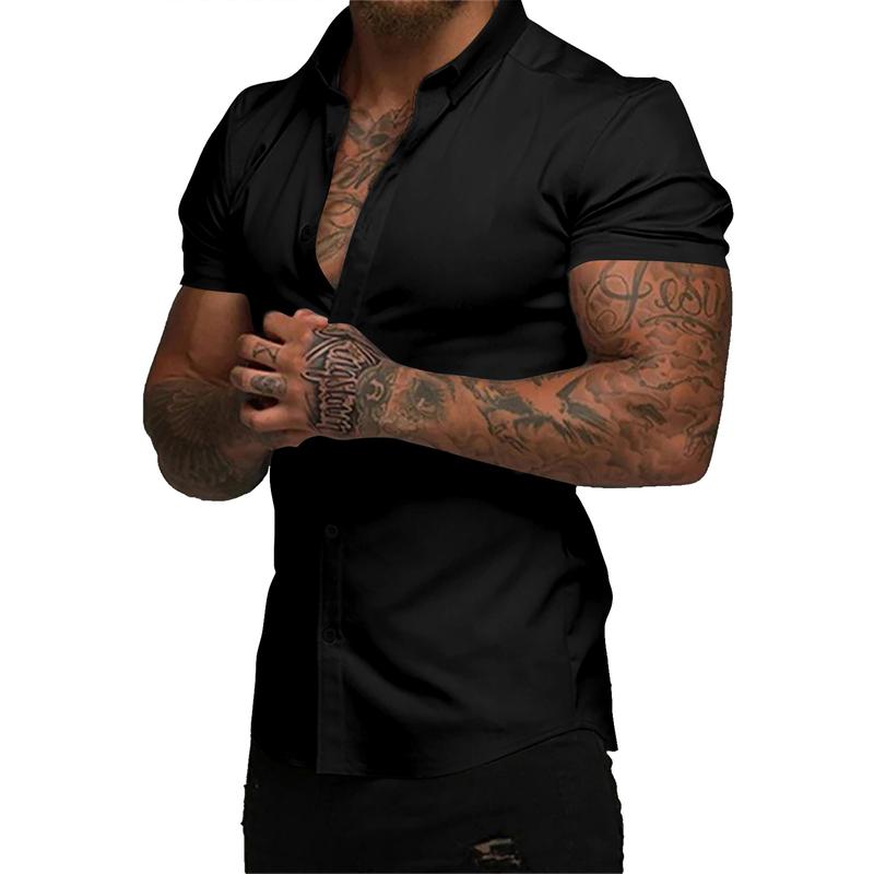 Stretch Slim-Fit Shirt –
