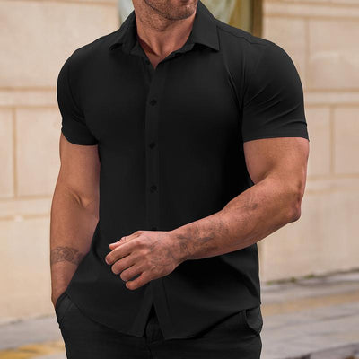 Stretch Slim-Fit Shirt –