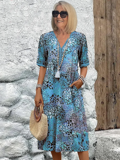Mia Graceful Midi Dress `