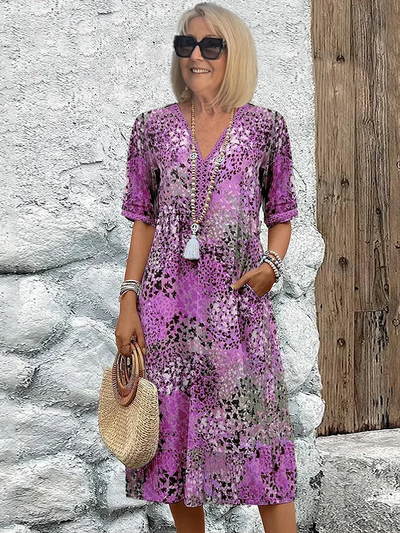 Mia Graceful Midi Dress `