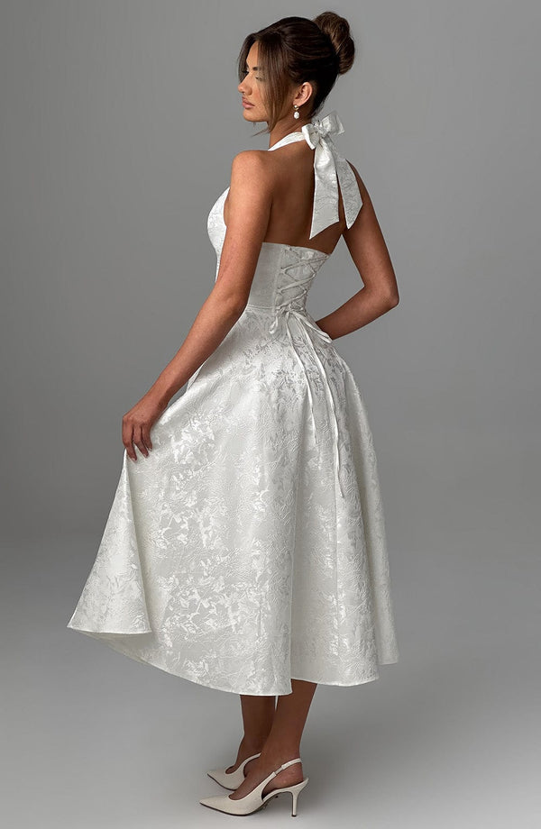 Ara | Midi dress with halter neckline