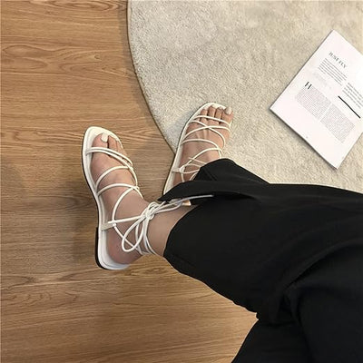 Gloria | Minimalist Roman Strap Sandals