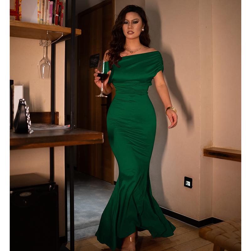 MV Bella Vita Draped Halter Dress