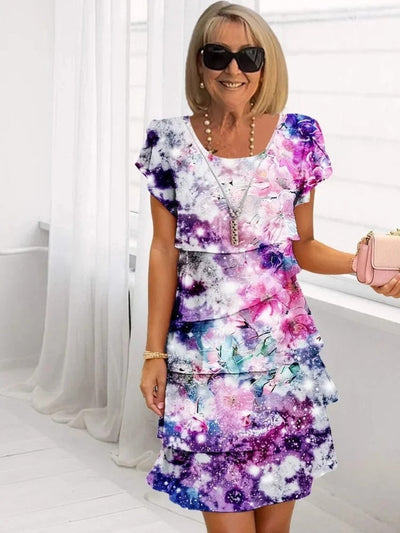 Lola Ruffled Floral Dress